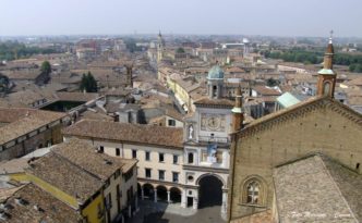 Crema - Piazza Duomo dall'alto