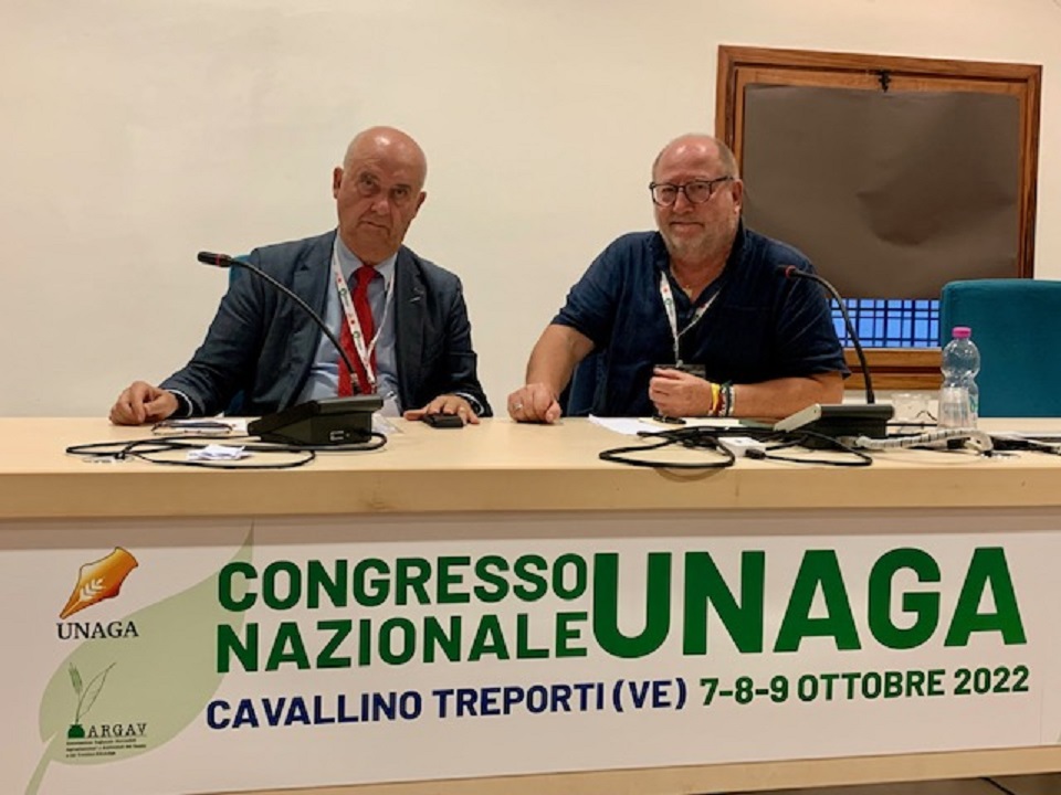 Roberto Zalambani presidente Unarga insieme a segretario Gian Paolo Girelli Unarga
